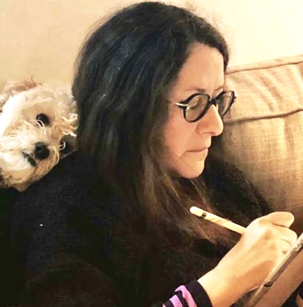 MAGGIE STERN AND PHOEBE AT WORK